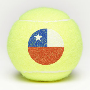 Penn-Tennisball mit Flagge des Chilen Tennisbälle