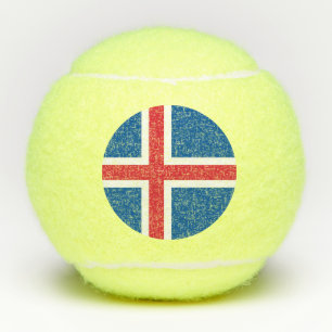 Penn-Tennisball mit Flagge Islands Tennisbälle