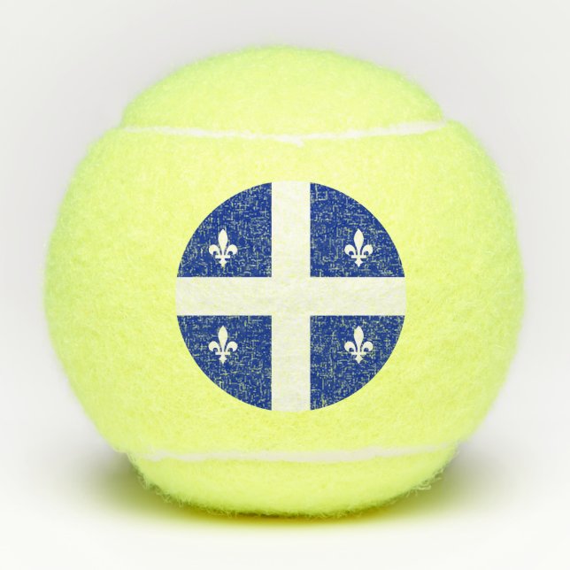 Penn Tennisball mit Flagge Quebec, Kanada Tennisbälle (Vorderseite)