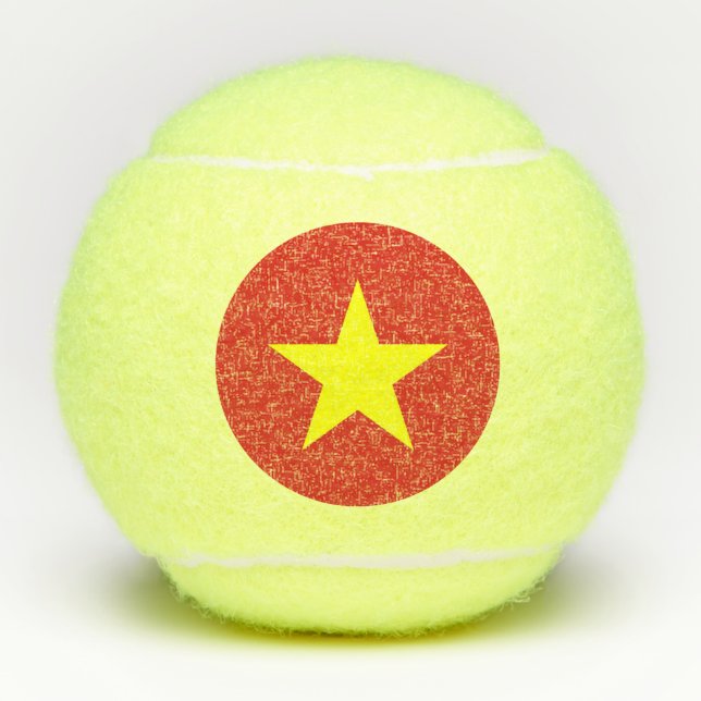Penn Tennisball mit Flagge Vietnams Tennisbälle (Vorderseite)