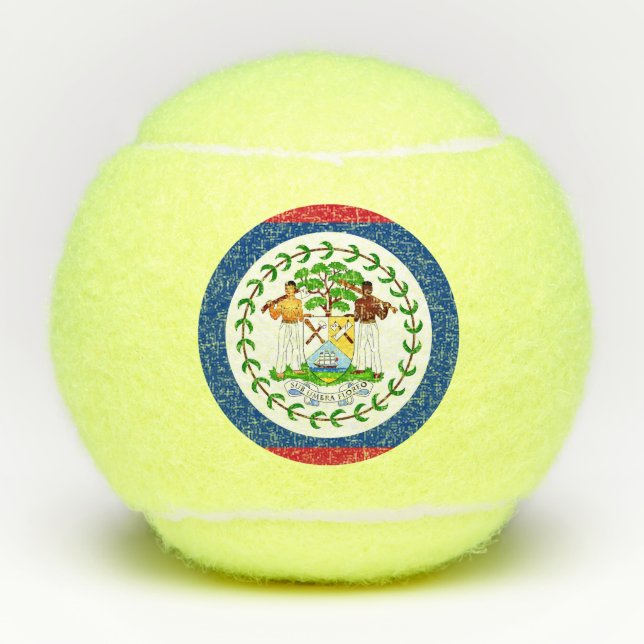 Penn Tennisball mit Flagge von Belize Tennisbälle (Vorderseite)