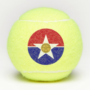 Penn-Tennisball mit Flagge von Dallas, USA Tennisbälle
