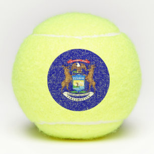 Penn Tennisball mit Flagge von Michigan, USA Tennisbälle