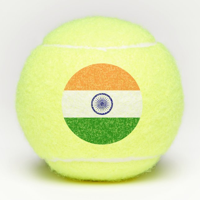Penn Tennisball mit indischer Flagge Tennisbälle (Vorderseite)