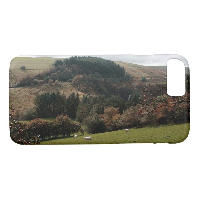 Pennant Valley Wales Case-Mate iPhone Hülle (Rückseite (Horizontal))