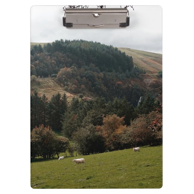 Pennant Valley Wales Klemmbrett (Vorderseite)