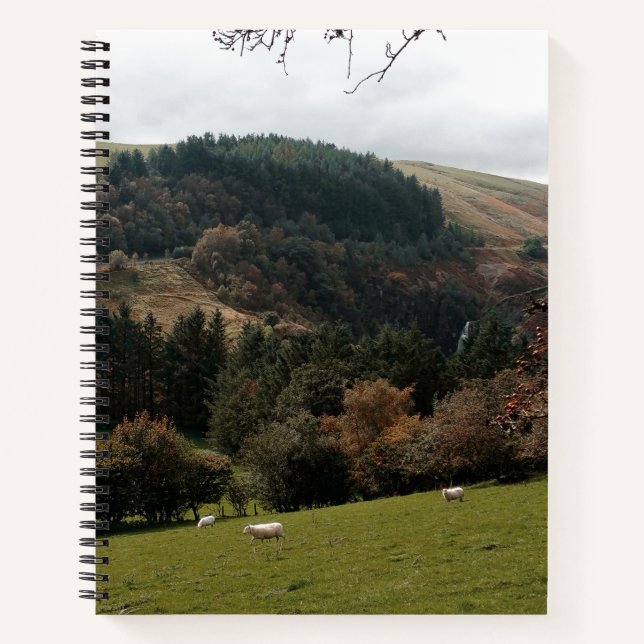 Pennant Valley Wales Notizbuch (Vorderseite)