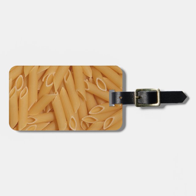 Penne Pasta Gepäckanhänger (Vorderseite horizontal)