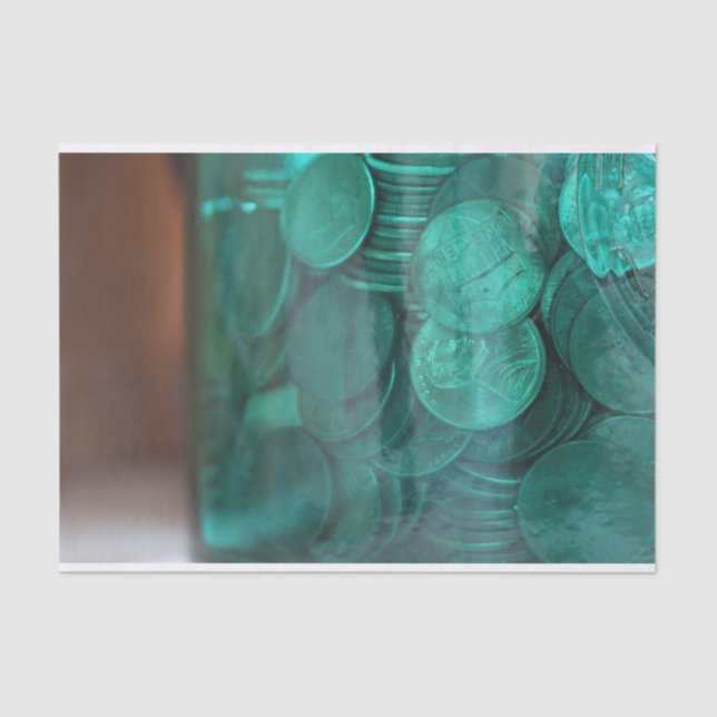 Pennies Seidenpapier (Vorderseite)