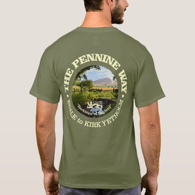 Pennine Way (rd) T-Shirt (Rückseite)