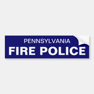 Pennsylvanai Feuer-Polizei-Autoaufkleber Autoaufkleber