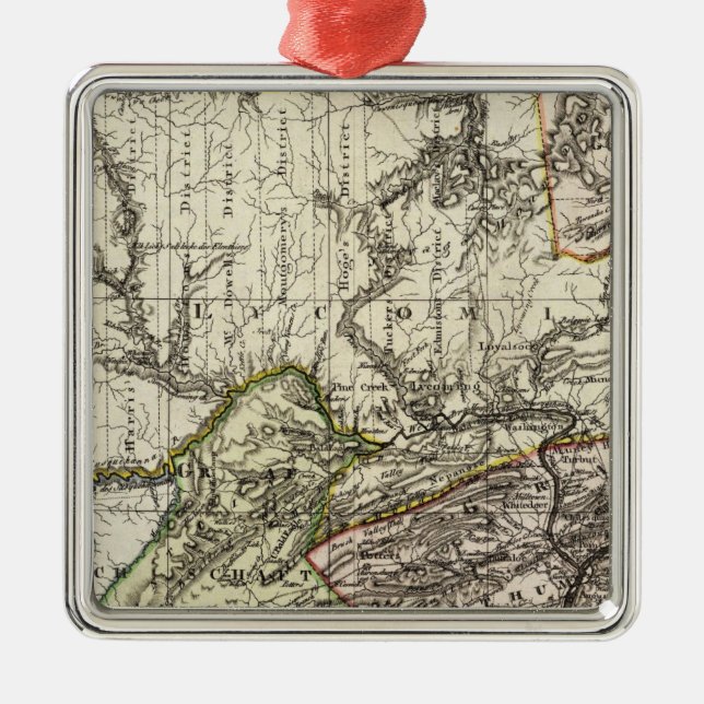 Pennsylvania 12 silbernes ornament (Vorne)