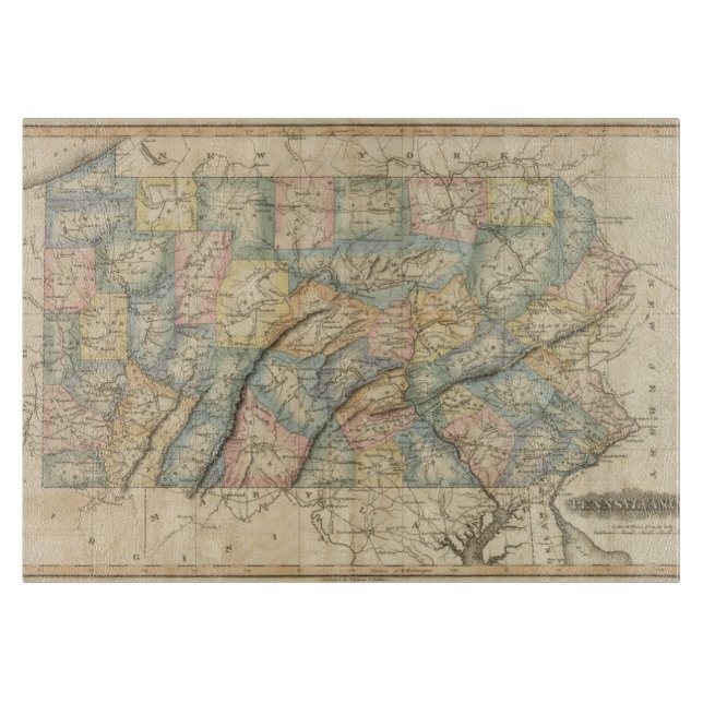 Pennsylvania 8 schneidebrett (Vorderseite)