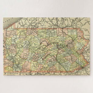 Pennsylvania Antique Karte