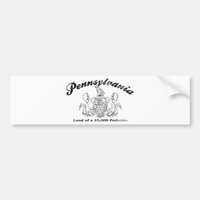 Pennsylvania Autoaufkleber (Vorne)