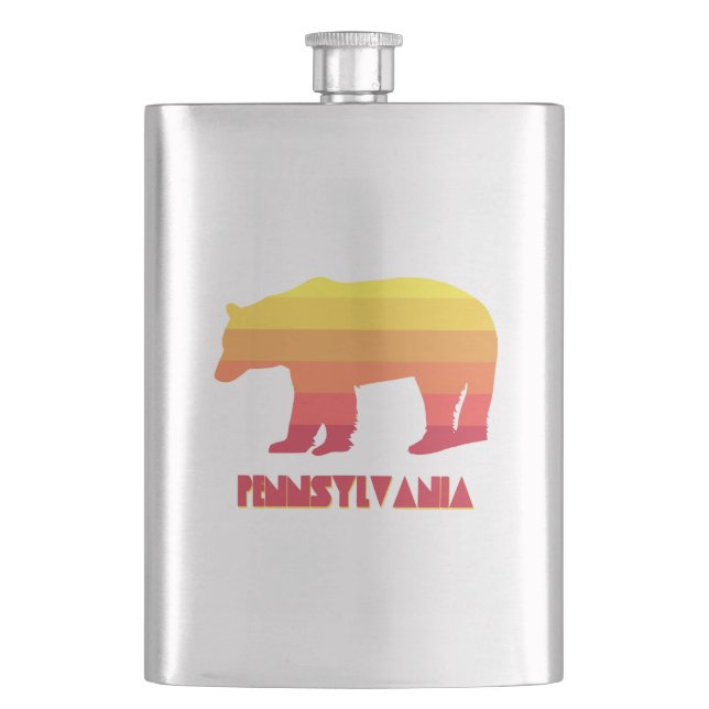 Pennsylvania Bear Flachmann (Vorderseite)