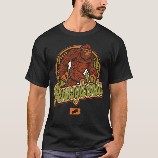 Pennsylvania Bigfoot T-Shirt (Vorderseite)