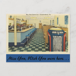 Pennsylvania, Blue Bird Restaurant, Chambersburg Postkarte