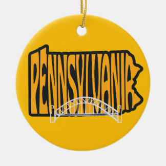 Pennsylvania Bridges Weihnachtsbaum Keramik Ornament