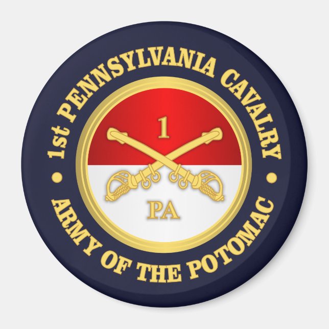 Pennsylvania Cavalry Magnet (Vorne)