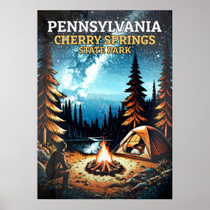 Pennsylvania Cherry Springs State Park V02 Poster