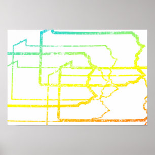 Pennsylvania Chill Blur Poster