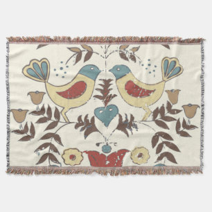 Pennsylvania Dutch Amish Hex Sign Bird Americana Decke