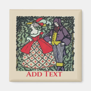 Pennsylvania Dutch, fügt Text Magnet hinzu