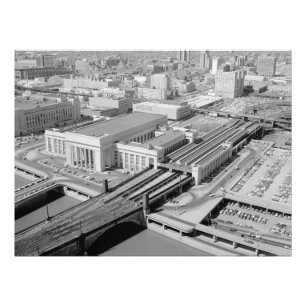 Pennsylvania-Eisenbahn-30. Straßen-Station Fotodruck