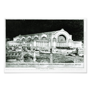 Pennsylvania-Eisenbahn-30. Straßen-Station Fotodruck