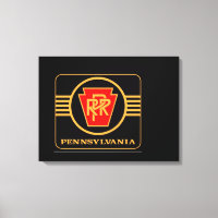 Pennsylvania Eisenbahn-Logo, Schwarz & Gold