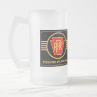 Pennsylvania Eisenbahn-Logo, Schwarz & Gold 