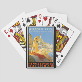 Pennsylvania-Eisenbahn nach Atlantic City Spielkarten