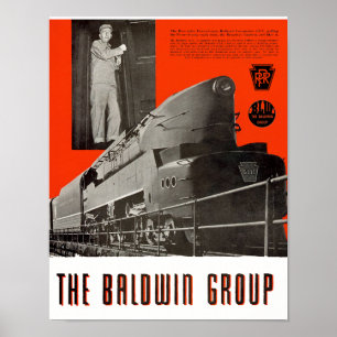 Pennsylvania Eisenbahn T1 Lokomotive 6111 Poster