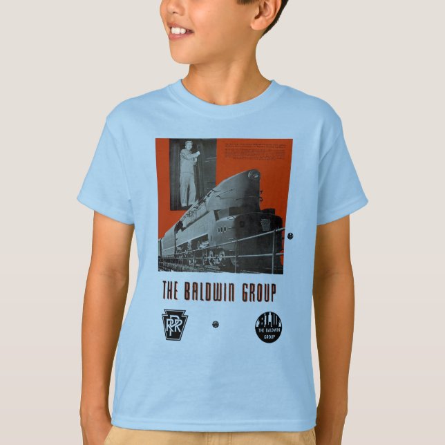 Pennsylvania Eisenbahn T1 Lokomotive 6111     T-Shirt (Vorderseite)