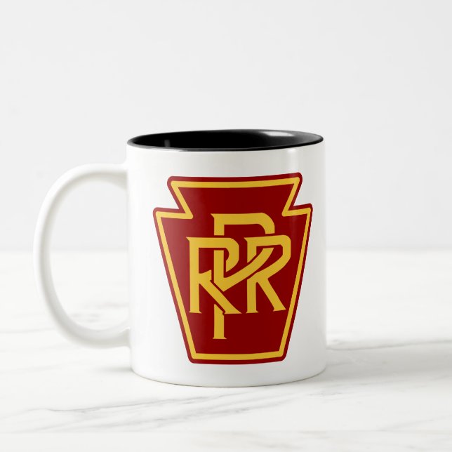 Pennsylvania-Eisenbahn Zweifarbige Tasse (Links)