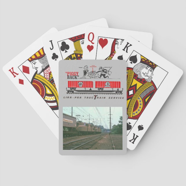 Pennsylvania - Eisenbahnverkehr Spielkarten (Rückseite)