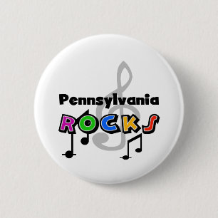 Pennsylvania-Felsen Button