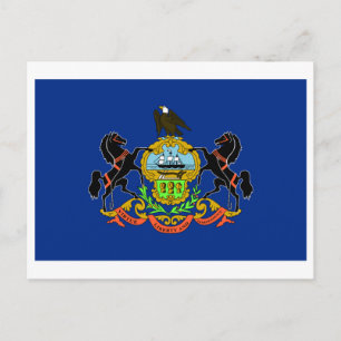 Pennsylvania FLAG International Postkarte