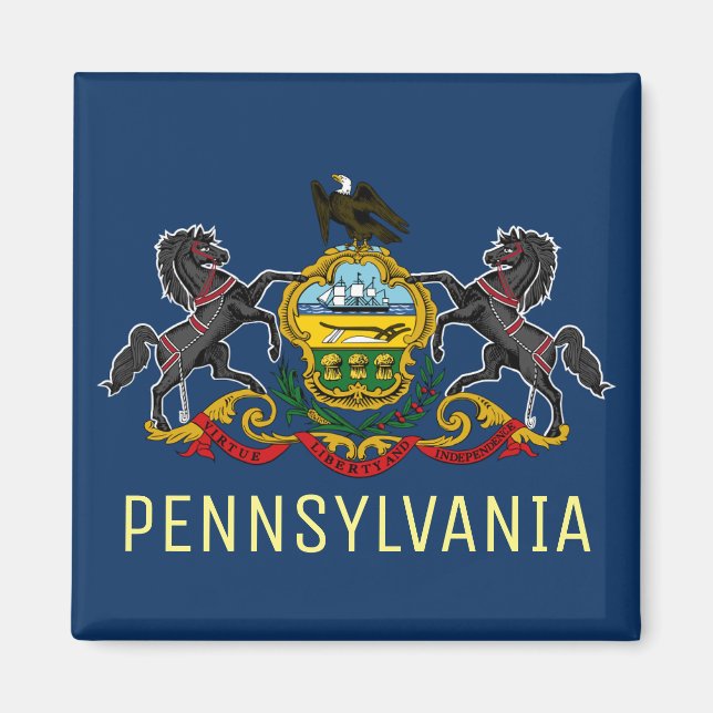 Pennsylvania Flag Magnet (Vorne)
