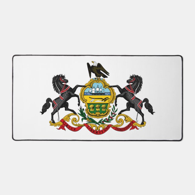 Pennsylvania flag schreibtischunterlage (Vorderseite)