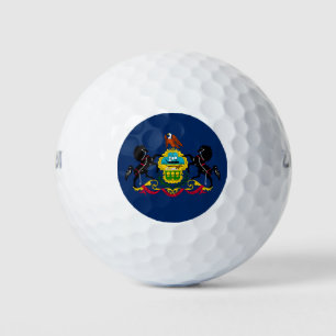 Pennsylvania-Flagge Golfball
