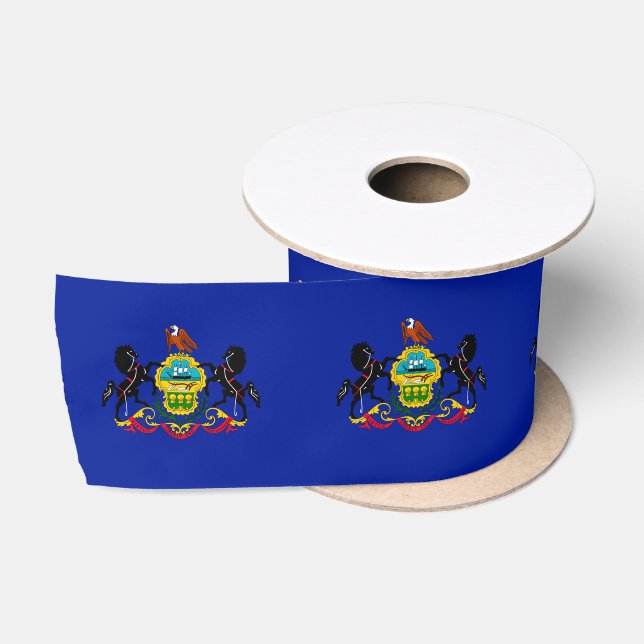 Pennsylvania-Flagge Satinband (Spule)