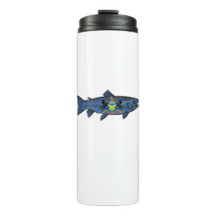 Pennsylvania-Forelle fischen Thermosbecher