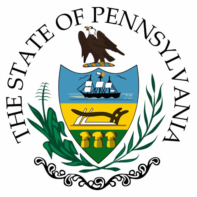 Pennsylvania Freistehende Fotoskulptur (Vorne)