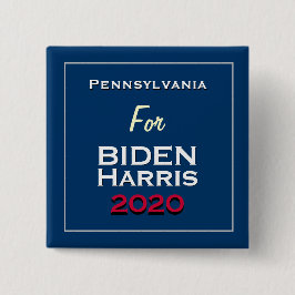 Pennsylvania für BIDEN HARRIS 2020 Square Button