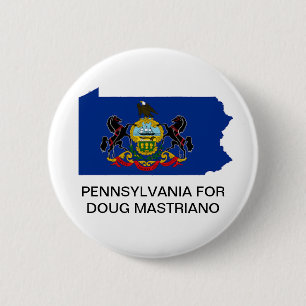 PENNSYLVANIA FÜR DOUG MASTRIANO GOVERNOR-Button Button