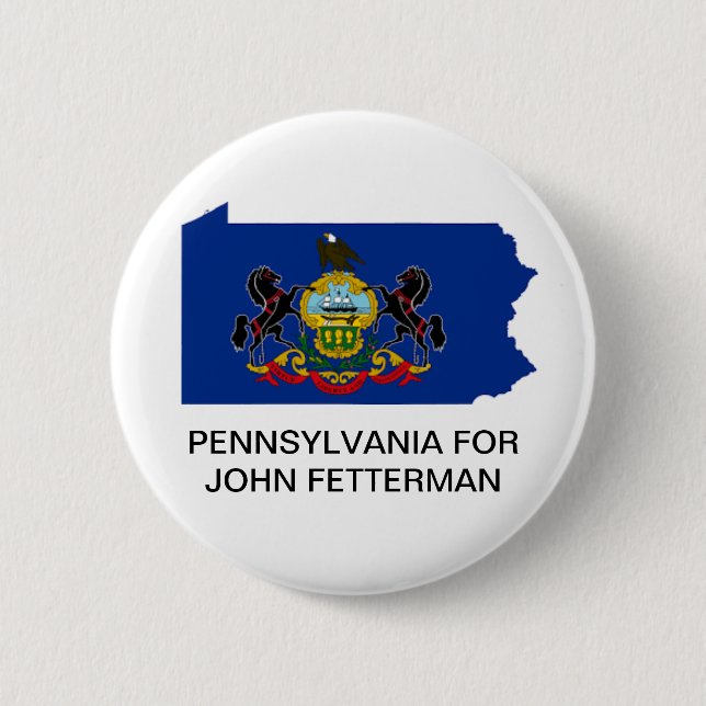 PENNSYLVANIA FÜR JOHN FETTERMAN SENATE Button (Vorderseite)