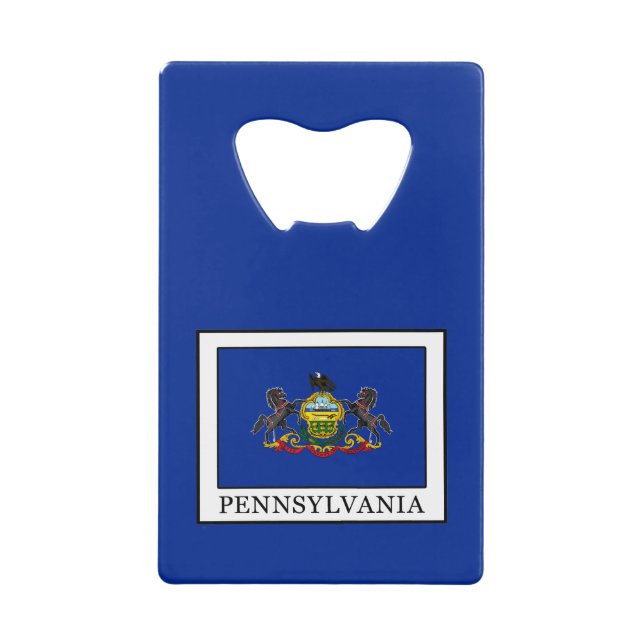 Pennsylvania Geldkarten Flaschenöffner (Vorderseite)