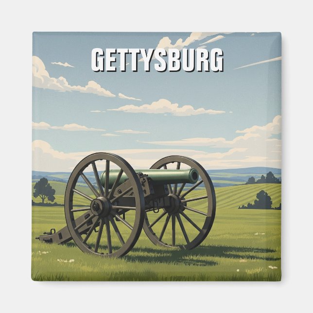 Pennsylvania Gettysburg Travel Magnet (Vorne)